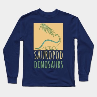 Sauropod Dinosaur Long Sleeve T-Shirt